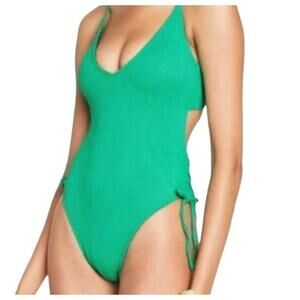 New Stoney Clover Lane X Target Green One Piece Swim Suit Small